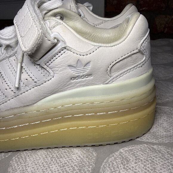 adidas Triple Platforum Low Women's Crystal White GZ8644 Sz 4.5 - Picture 11 of 16